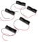 Ymiko 5pcs Plastic Battery Holder Storage Box Case for 1x 18650 Battery With Wire Leads Fit for 1pcs 18650 Battery Holder Case Leads 3.7V Clip Type for Connecting