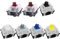 BIlinli Gateron Optical Switch Interchange per Gateron Optical Switches Tastiera Meccanica GK61 SK61 SK64 ASSE Blu, Rosso, Marrone, Nero, Argento, Giallo Bianco