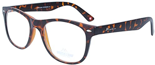Lesebrille MR67 aus Kunststoff von MONTANA in Havanna + 3,00 dpt