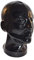 Rubberfashion Latex Maske - Latexmaske Fantomas - Öffnungen für Nase und Reißverschluss Damen und Herren schwarz 0.4mm S / 0.8 mm