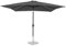 VONROC Parasol de Jardin Extérieur Rosolina 280x280cm Gris - Parasol Inclinable Carré en Toile Protection Solaire UPF 50+ - Housse de Protection Inclus - Adapté pour Pied Diamètre Mât 48 cm