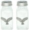 Owl KR Salt and Pepper Glass Shakers Screw Top Cutlery for Home, Restaurant, Cafe GSP 256