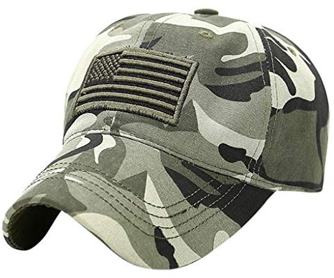 MILAX American Flag Baseballmütze Unisex Camouflage Baseball Cap USA-Flagge Baseballkappe Und Streifen Stickerei Kühle Wohnung Bill BaseballHat