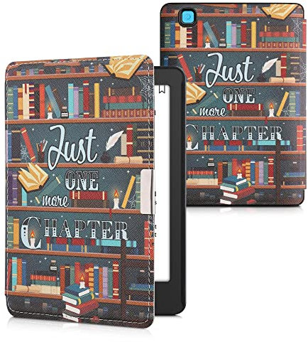 kwmobile Étui Compatible avec Kobo Aura Edition 2 Coque - Étui à Rabat magnétique Tablette eReader Similicuir - Multicolore