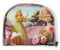 ergobag LED Zippie Schulranzen Zubehör Fronttasche Motiv Welten Grundschule Prinzessin - Pink