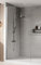 Badplaats B.V. Duschwand Florida 60 x 200cm Glas Duschabtrennung Chrom - Walk-In Dusche Nano Duschtrennwand