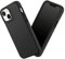 RHINOSHIELD Case kompatibel mit [iPhone 13 Mini] | SolidSuit - Stoßdämpfende & schlanke Schutzhülle mit Premium Finish - 3.5 Meter Fallschutz - Austauschbare Kamera-Ringe - Klassik Schwarz