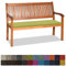 Orumrud Bankauflage Stuhlkissen Bankkissen mit Krawatte Waschbar,170x40x3cm，2 3 4-Sitzer Sitzkissen rutschfeste Auflage für Gartenbank,Küche,Terrasse Innen und Außenbereich，Grün,Dicker Leinenstoff