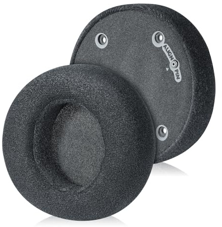 SINOWO Ersatz-Ohrpolster kompatibel mit Philips Audio Fidelio X2 HR X1 kabelgebundenen Kopfhörern, Ohrpolster mit geräuschisolierendem Schaumstoff (Velour)