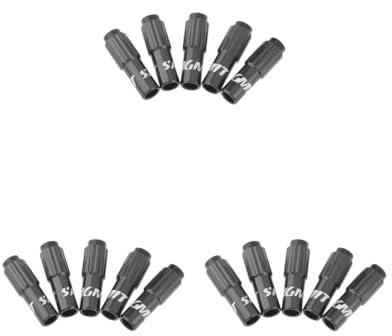 Mealoodiousmusea 3 Set Fahrrad Schaltwerk Einstellschraube Schaltzug Einsteller Zubehör Schwarz
