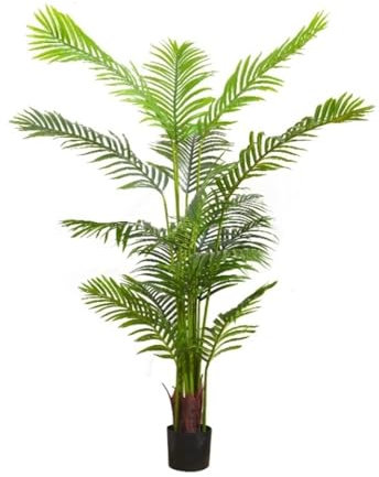 Kunstpflanze Große künstliche Baumpflanzen im Topf, gefälschter Baum, Kunststoffblätter, Topf im Topf, Bonsai for Zuhause, Garten, Geschäft, Raumdekoration Künstliche Pflanzen (Size : 170cm)