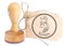Dekolando Einhorn Stempel personalisiert Kinder - mit persönlichem Namen - Kinderstempel Namensstempel Motivstempel Holzstempel Ø 24 mm - Stempelkissen optional (Einhorn)