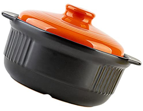 UHCPVHQQQ Cazuela De Cerámica Olla Horno Olla De Barro Olla De Barro Olla De Sopa Olla De Sopa Cuenco De Piedra Coreano Olla Caliente Chisporroteante for Estofado Sopa De Vapor con Tapa Olla