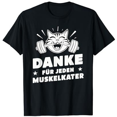 Danke für Muskelkater - Fitness Trainerin Lustige Abschied T-Shirt
