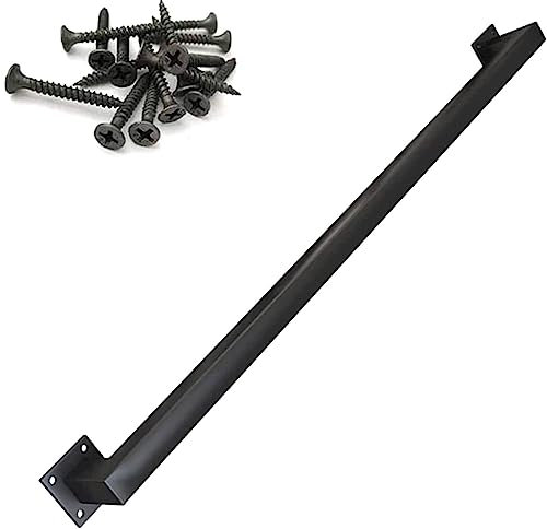 Kit de barandilla de hierro forjado para escaleras para ancianos y niños, para interiores y exteriores, barandilla de seguridad de metal (100 cm)