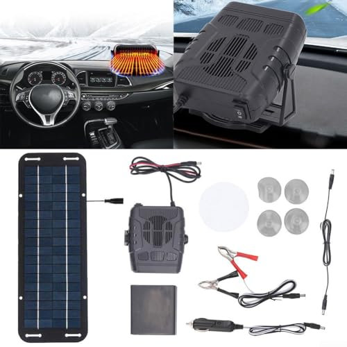 Chauffage solaire de voiture, chauffage solaire pour voiture, dégivreur portable, convient à toutes les situations où un dégivrage rapide est nécessaire
