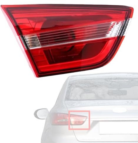 Jrfeng Auto Rückleuchten Heckleuchte für Ford Escort 2015-2019, Bremsleuchte Heckleuchten Rücklicht-Montage,Left-Inside