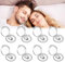 Anti Ronflement Dilatateur Nasal, 8PCS Pince Nez Anti Ronflement Silicone Dispositifs Anti-Ronflement, Efficace Anti Ronflement pour Un Sommeil Confortable Et Plus Calme, Réutilisable