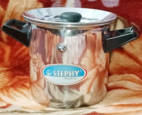 jewellary hub Aluminum Milk Boiler | Whistle Milk Pot | Warm Milk Jug with Handle | Double Wall Milk Cooker (Aluminum, 5 Liter)