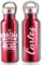 ENTRENADORES (TEDEDIKO Botella PERSONALIZADA de Agua Entrenador de Fútbol – Regalo Fin de Temporada con Frase Motivadora – Acero Inoxidable Grabado Láser – Agradecimiento Deportivo - ROJO)