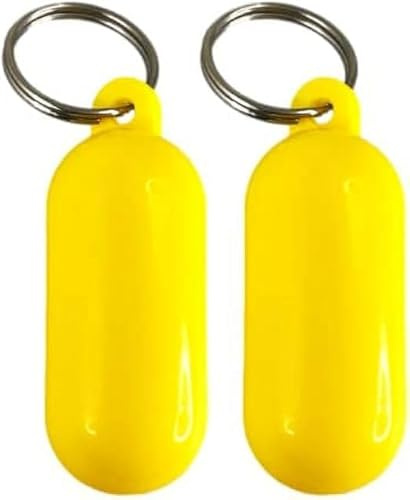 Schwimmender Schlüsselanhänger in Pillenform für Boot, Segeln, Kajak, Surfen, Wassersport, Schwimmender Schlüsselanhänger, Sportfan, Autozubehör, Sportfan-Schlüsselanhänger, Autozubehör, 2 Stück