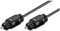 Wentronic 50563 Cable óptico/Cable Toslink para sistemas HiFi/Cable de audio óptico para Playstation 5 y Xbox One X/Cable de fibra óptica para barra de sonido y sistema estéreo / 0,5 m