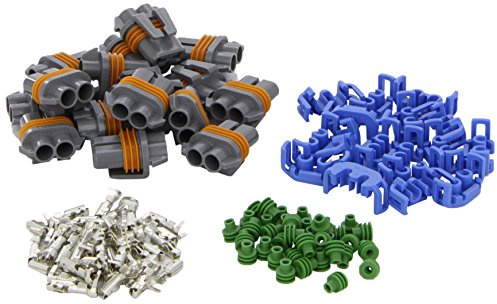 HELLA 8Jd 156 151-807 Boîtier De Connecteur - Montage Encastré - Xénon - Caoutchouc - Kit - Quantité: 20