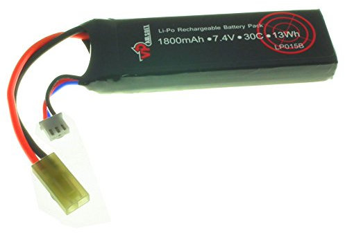 7.4v Airsoft LiPO Batteries (1800mAh 30C Mini)