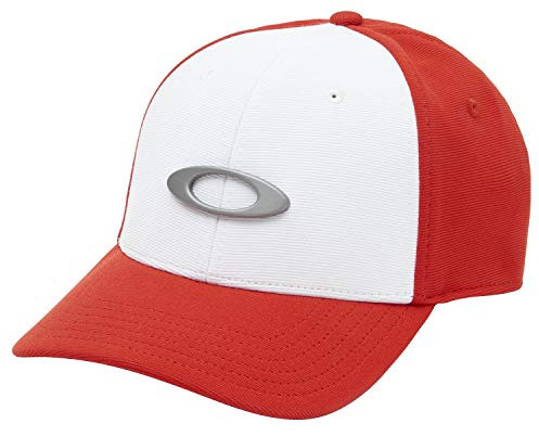 Oakley Cap Tincan 3-in-1, White/Red, S/M, 911545-106_S/M