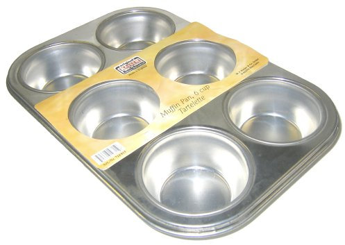 Kaiser Bakeware Muffinform aus Weißblech für 6 Muffins