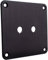 Dayton Audio SBPP-BK Binding Post Back Plate Black Anodized
