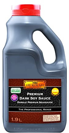 Lee Kum Kee Premium Dark Soy Sauce, Professional Range Bulk Size, Vegan,No Added Preservatives, Halal 1.9 Litre (Pack of 1)