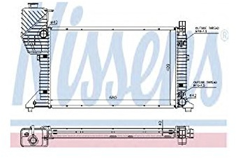Nissens 62686A Wasserkühler