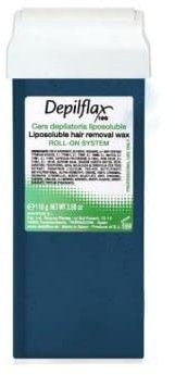 Bizzico DEPILFLAX Roll-On Blau 110G, Wachs, Haarentfernung, Körper, Unisex, Erwachsene