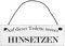 Anika Hermsen-Grallert, HomeYourself Shabby Chic Vintage Schild Toilette hinsetzen Dekoschild Türschild