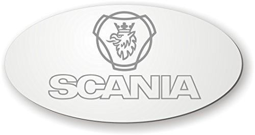 Schilderfeuerwehr Scania Spiegel mit Logo für die Rückwand ✓ Greif Vabis Aufkleber ✓ LKW-Zubehör und Artikel für Innenausstattung ✓ Rückwandspiegel ✓ Truck Accessoires für den Innenraum ✓