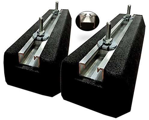 EID DISTRIBUTION Paire de Supports de Sol Eid Mini Rubber 400MM 300KG-AS400PMBFP