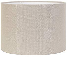 Light & Living Lampenschirm Zylinder 40-40-25 cm LIVIGNO hell grau für Wohnzimmer Esszimmer Schlafzimmer usw.