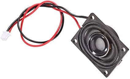 sourcing map 2W 8 Ohm Micro Internal Speaker Magnet Loudspeaker 27x20mm with Wire PIN