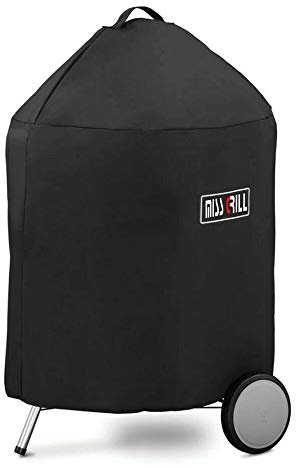 Miss Grill Copertura per barbecue Weber 7150 da 55,9 cm, di alta qualità, resistente, impermeabile e resistente alle intemperie