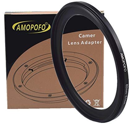 Bague d'adaptation 82mm à 67mm pour objectifs Canon, Nikon,Sony,objectifs d'appareils photo et filtres UV, ND, CPL .82mm to 67mm step-down Anneau