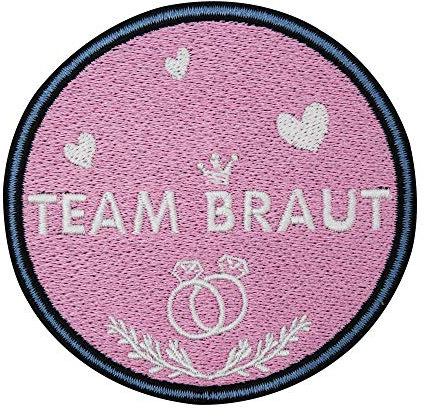 Finally Home Team Braut Hochzeit Patch zum Aufbügeln | Jungesellinnenabschied Patches Bügelbild, Frauen Aufnäher