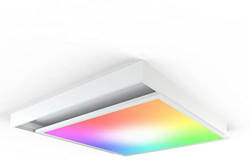 LongLife LED Panel Aufbaurahmen Click 60x60cm weiß Aufputz Montagerahmen