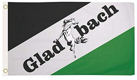 U24 Flagge Fahne Gladbach Mustang 90 x 150 cm