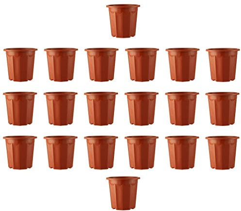 Holibanna Dekorative Blumentöpfe 20Pcs Sämlinge Pflanzen Kindergarten Töpfe Starter Tablett Torf Töpfe Kits Keimung Sau Und Wachsen Trays für Garten Blumentopf