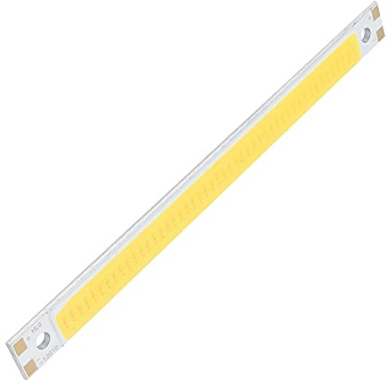 COB-Lichtchip, LED-Lichtchip-Panel 3000-6500K/12-14V 10W Integrieren Sie COB-Lichtquelle 1000lm 120x10mm für DIY-Lampen, Outdoor-Angellampen(Warmweiß)