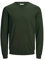 JACK & JONES Jjebasic Knit Crew Neck Noos Pullover da Uomo, Verde (Rosin), XXL