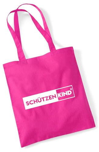 Hellweg Druckerei Shopper Schützenkind Modern Geschenk Jutetasche Fuchsia 10 Liter Baumwolle Schützenkind Modern Aufmerksamkeit