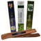 Aromasenses - Balaji Räucherstäbchen 3 Packungen à 15 Gramm, Beifuß, Weißer Salbei und Palo Santo + 1 Aromasenses Tafel