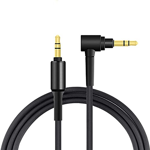 Toxaoii Kopfhörer Ersatz Audio Kabel Kompatibel mit Sony WH-1000XM3 WH-1000XM4 WH-H900N WH-H800 MDR -10R MDR-1A MDR-1000X MDR-100ABN XB950B1 WH-CH700N MDR-ZX770BN MDR-100ABN Kopfhörer(Schwarz/1.5m)